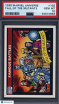 1990 Marvel Universe #102 Fall Of The Mutants PSA 10