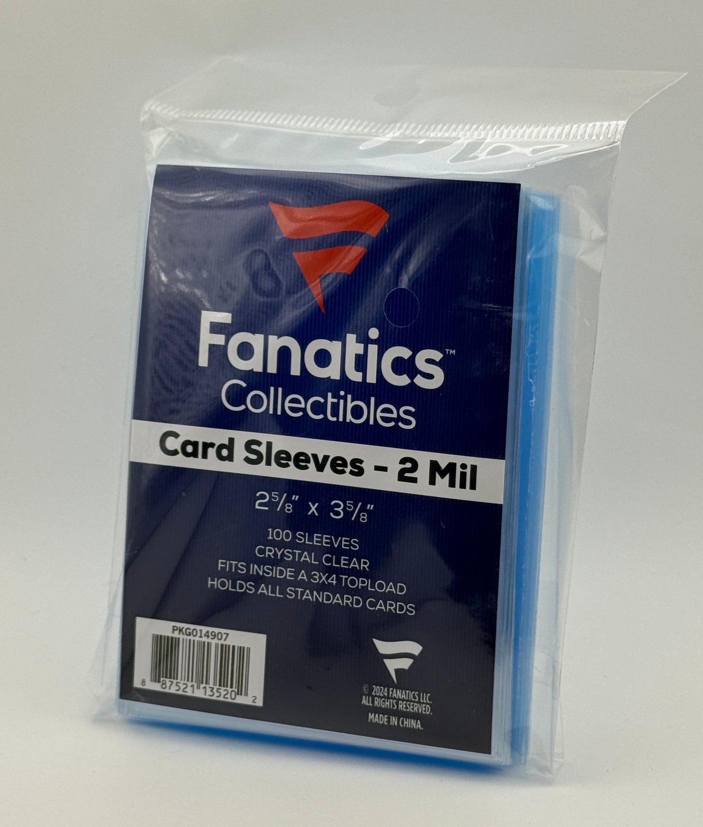 Fanatics Soft Card Sleeves (100 Count)