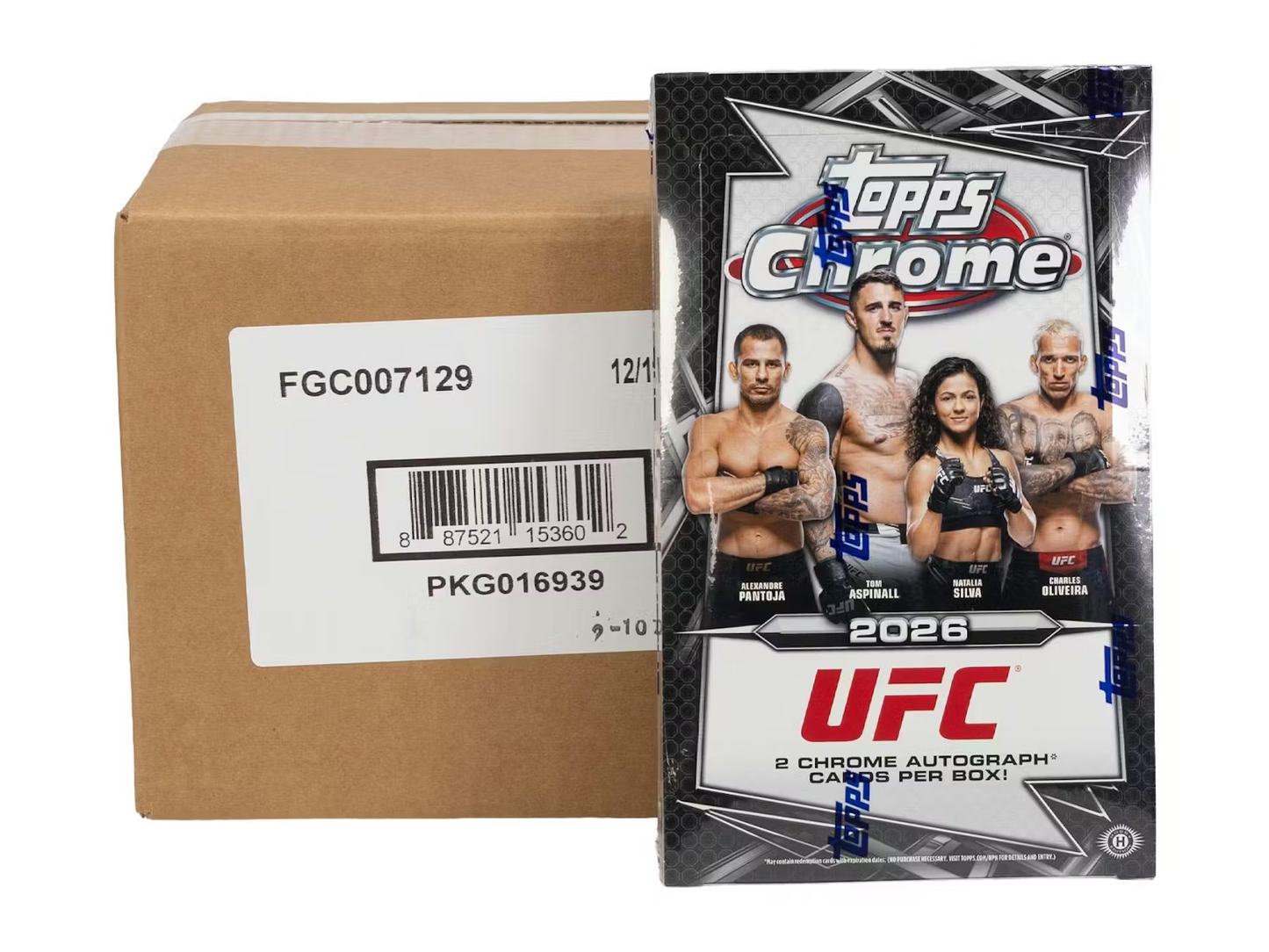 2026 Topps Chrome UFC Hobby 12-Box Case