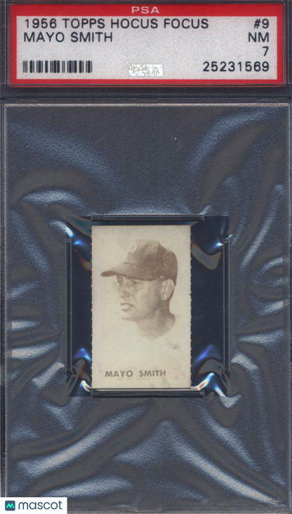 1955-1956 Topps Hocus Focus #9 Mayo Smith PSA 7