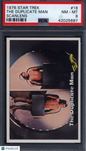 1976 Topps Star Trek  #18 The Duplicate Man Scanlens PSA 8