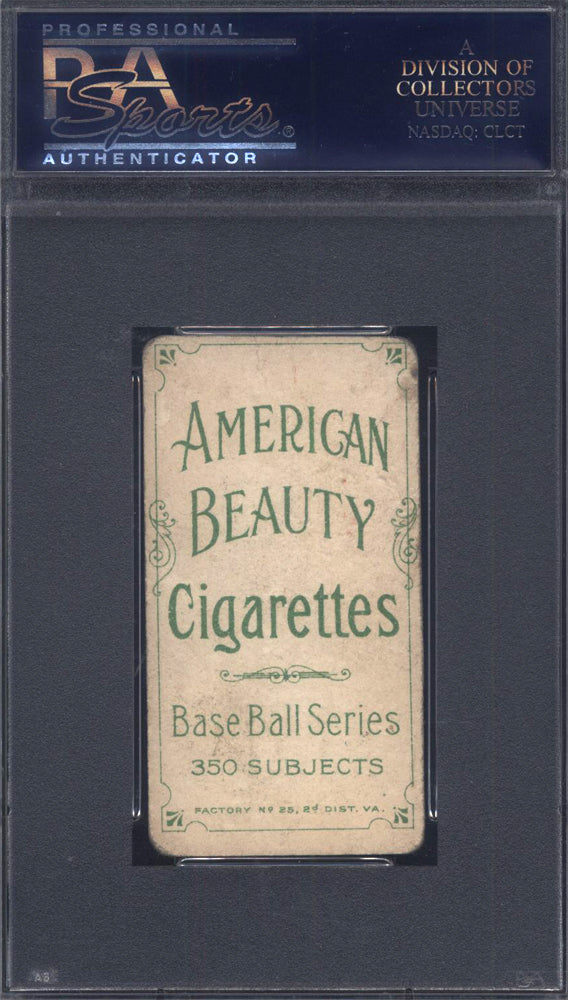 T206 Joe Kelley Toronto PSA 2 American Beauty Back