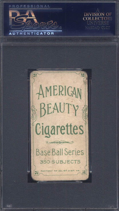 T206 Joe Kelley Toronto PSA 2 American Beauty Back