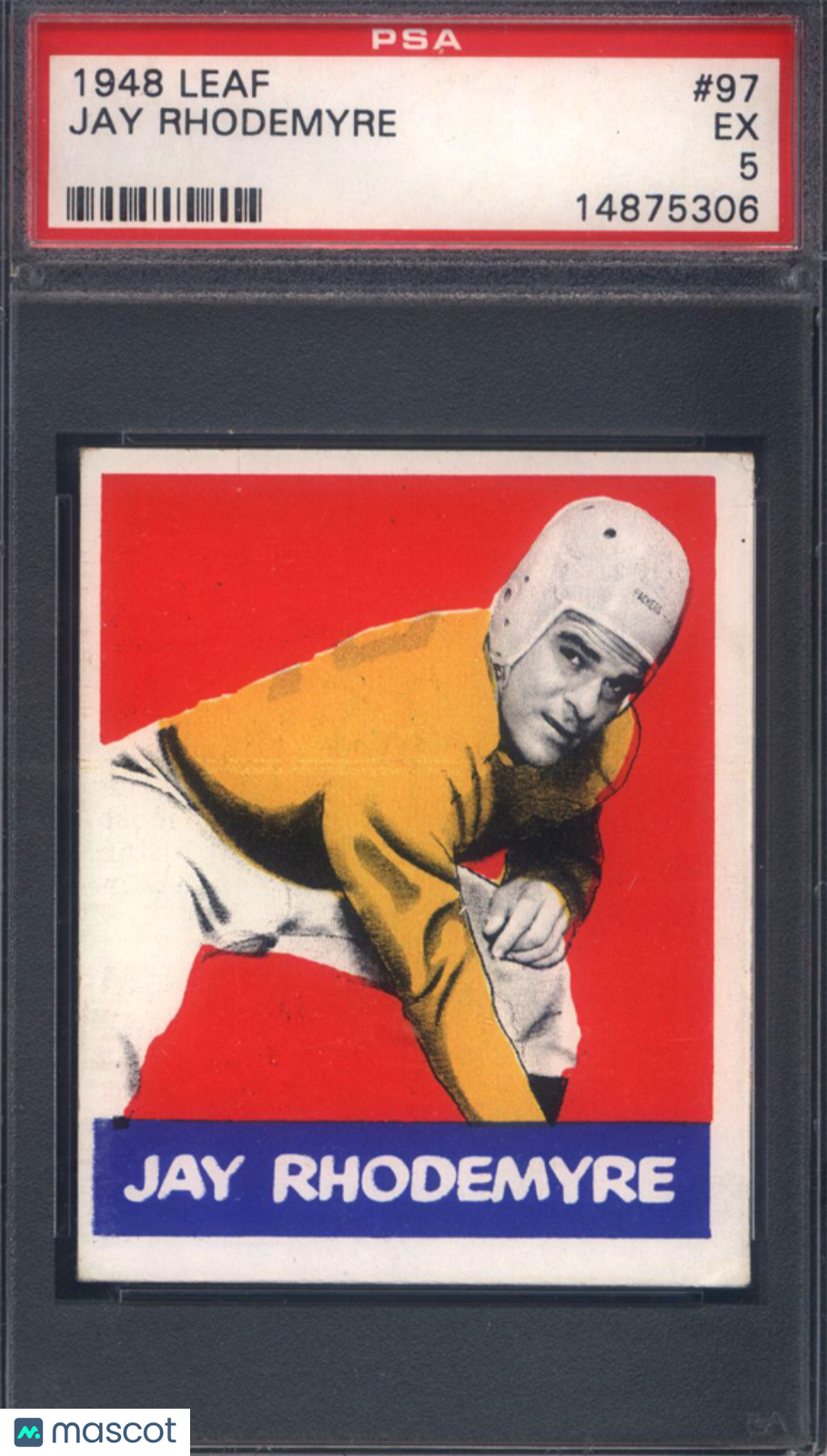 1948 Leaf #97 Jay Rhodemyre Packers PSA 5
