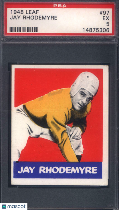 1948 Leaf #97 Jay Rhodemyre Packers PSA 5