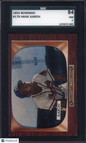 1955 Bowman #179 Hank Aaron 2nd Year Braves SGC 7