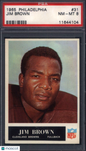 1965 Philadelphia #31 Jim Brown Browns PSA 8