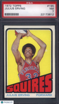 1972 Topps #195 Dr. J Julius Erving Rookie HOF PSA 7