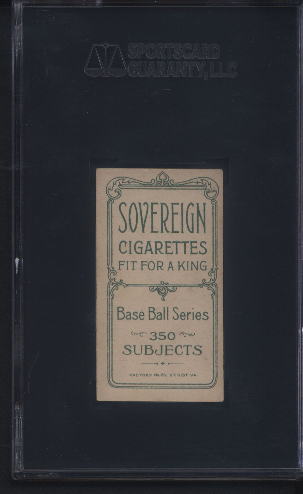 T206 Herbie Moran Providence SGC 5.5 Sovereign Back
