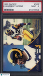 1999 Pacific #343 Kurt Warner Rookie HOF Rams PSA 9