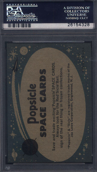 1963 Topps Astronauts Popsicle Back #9 Training The Astronaut PSA 9 pop 2