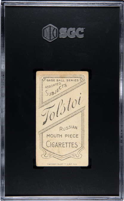 T206 John Mcgraw Glove At Hip New York SGC 1.5 Tolstoi Back