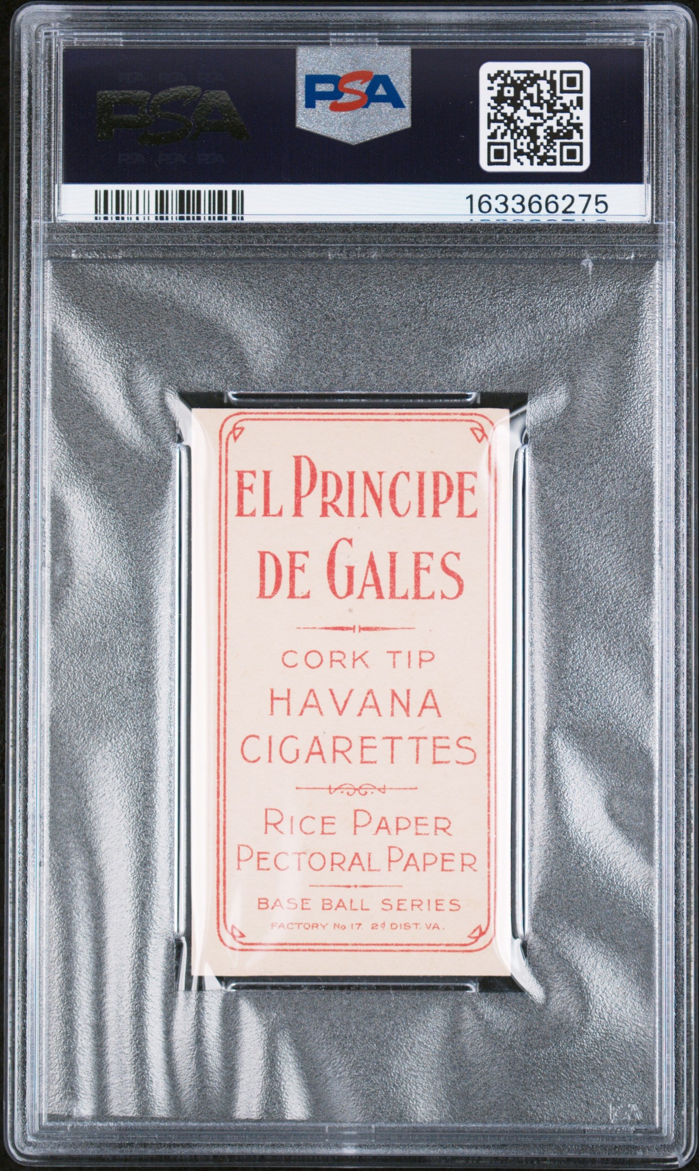 T206 Vic Willis ST. Louis Throwing PSA Authentic Altered El Principe De Gales