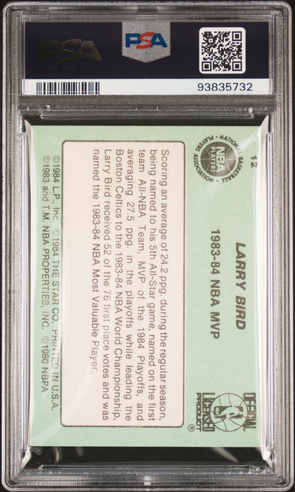 1984 Star #12 Larry Bird Celtics PSA 8