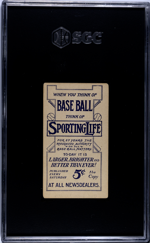 1910 M116 Sporting Life Clyde Engle Boston SGC 4