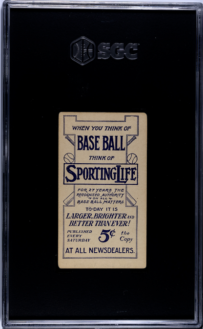 1910 M116 Sporting Life Clyde Engle Boston SGC 4