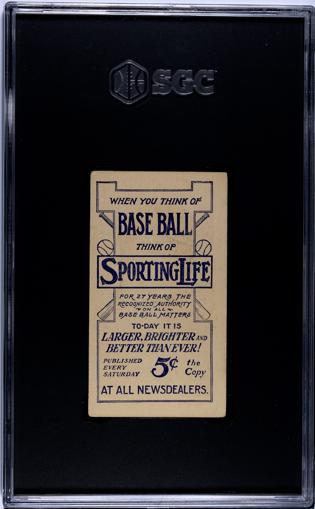 1910 M116 Sporting Life Otto Knabe Philadelphia SGC 3