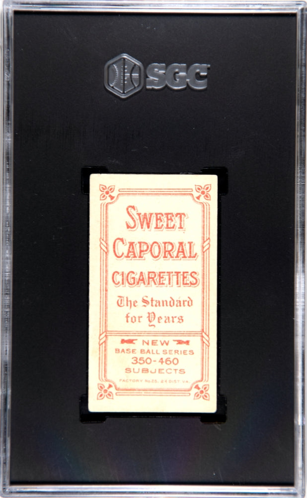 T206 Red Kleinow Boston SGC 4 Sweet Caporal Back