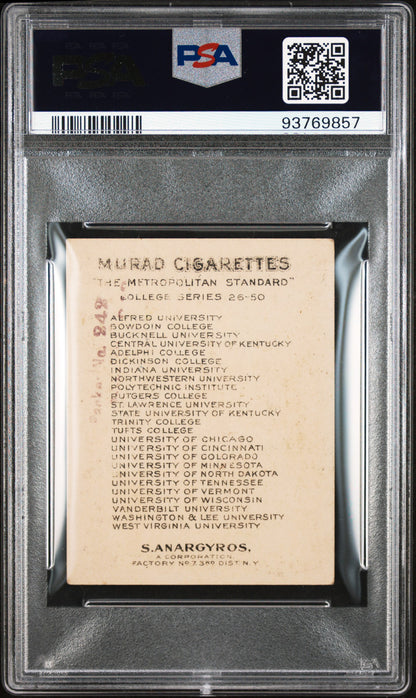 T51 Murad College Series Tufts College w/ Football PSA 5.5 pop 1 (Only 3 Higher)