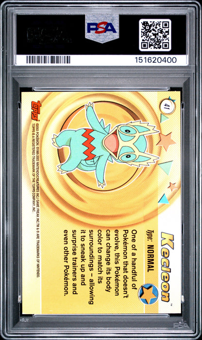 2003 Topps Pokemon Advanced #41 Kecleon PSA 8 Pop 2