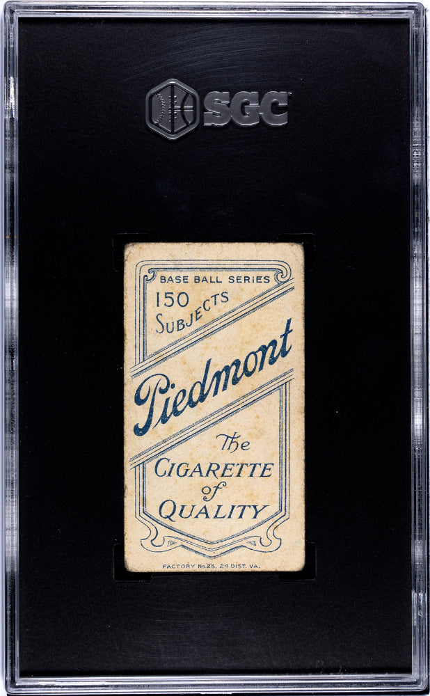 T206 George Davis Chicago SGC 1.5 Piedmont Back