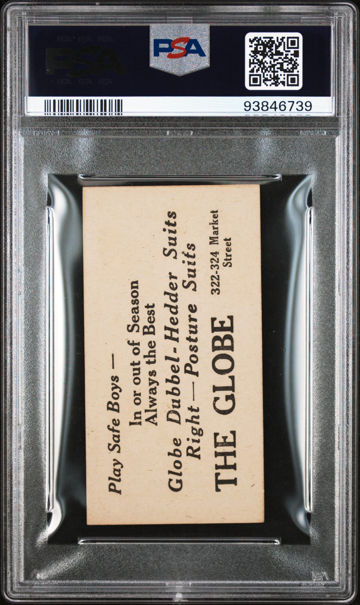 1916 H801-9 The Globe Clothing #74 Heinie Groh PSA 5.5 pop 1 (Only 1 Higher