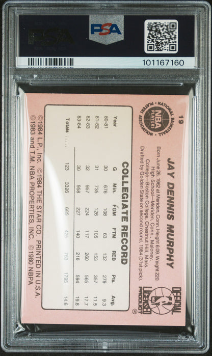 1984 Star #19 Jay Murphy Clippers PSA 6