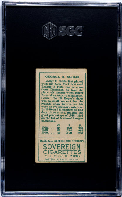 T205 George Schlei Giants Sovereign Back SGC 3