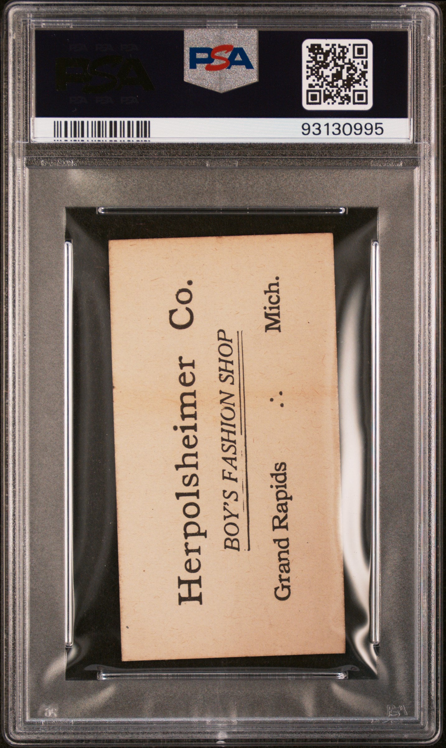 1916 Herpolsheimer M101-4 #155 Walter Schang Athletics PSA 6 pop 1 (0 Higher)