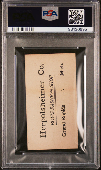 1916 Herpolsheimer M101-4 #155 Walter Schang Athletics PSA 6 pop 1 (0 Higher)