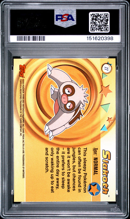 2003 Topps Pokemon Advanced #77 Slakoth PSA 6 Pop 1