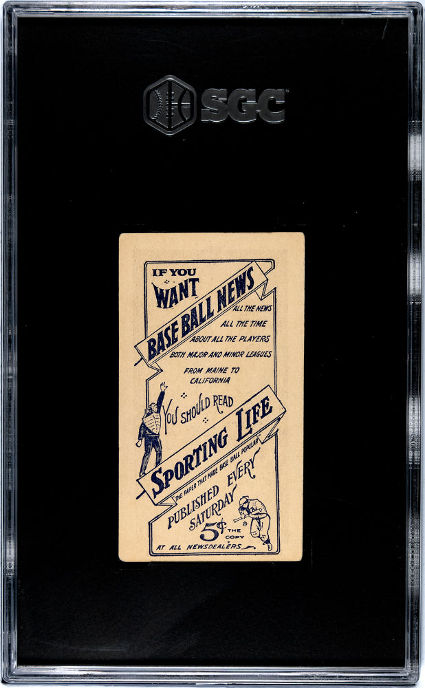 1910-11 M116 Sporting Life George Suggs Cincinnati SGC 4.5