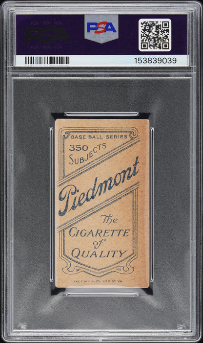 T206 Ty Cobb Portrait Red Detroit PSA 2.5 Piedmont Back