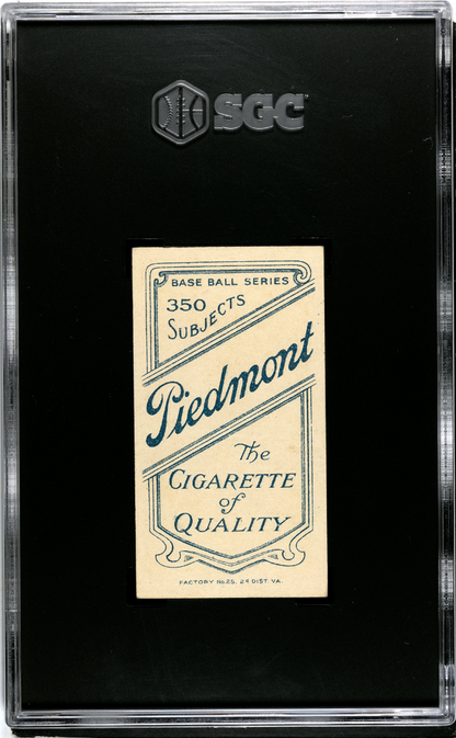 T206 Joe Dunn Brooklyn SGC 4 Piedmont Back