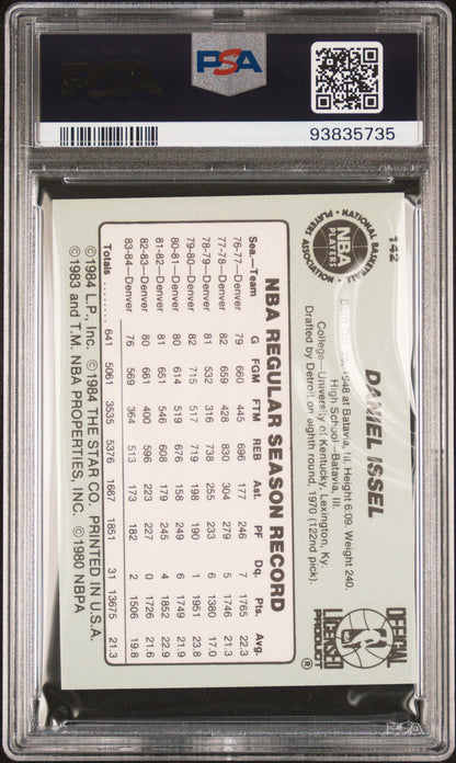 1984 Star #142 Dan Issel Nuggets PSA 6