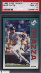 1992 Fleer Update #U-92 Mike Piazza Rookie HOF PSA 10