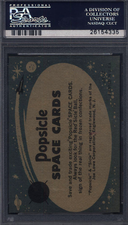 1963 Topps Astronauts Popsicle Back #18 Astronaut V. Grissom PSA 9 pop 1
