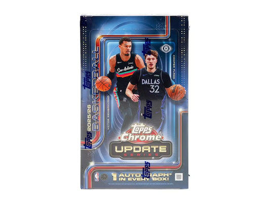 2025/26 Topps Chrome Update Series Basketball Sealed Hobby Box
