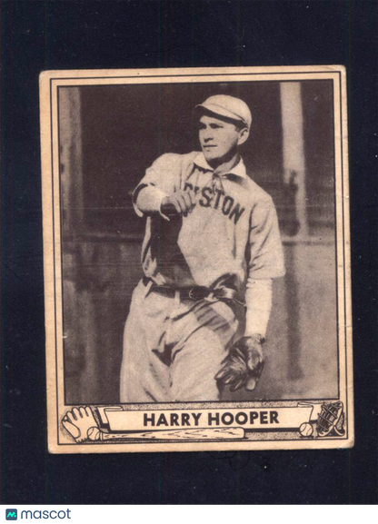 1940 Play Ball #226 Harry Hooper Red Sox (VG)