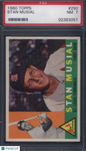 1960 Topps #250 Stan Musial Cardinals PSA 7 Well Centered