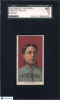 T206 Vic Willis Portrait Pittsburg SGC 5 Sweet Caporal Back