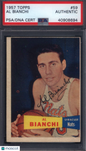 1957 Topps #59 Al Bianchi Syracuse PSA Authentic
