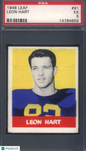1948 Leaf #91 Leon Hart Notre Dame Heisman PSA 5