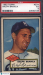 1952 Topps #274 Ralph Branca Dodgers PSA 5