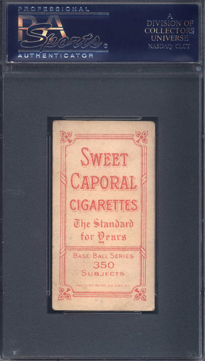 T206 Tris Speaker Boston PSA 4 Sweet Caporal Back