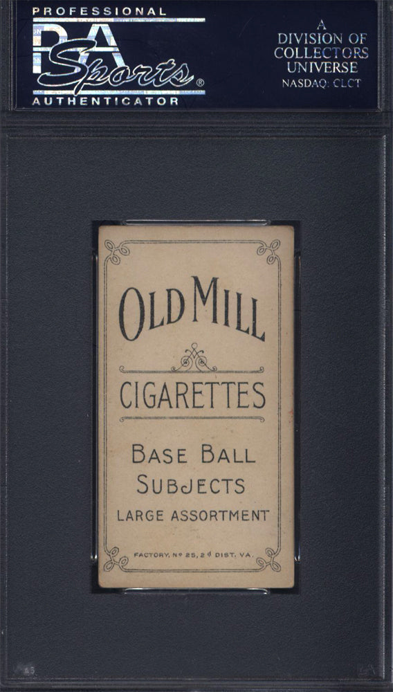 T206 Bunk Congalton Columbus PSA 4.5 Old Mill Back