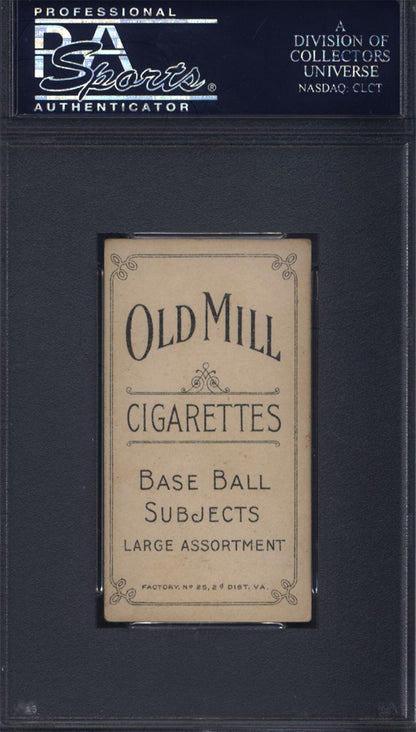 T206 Bunk Congalton Columbus PSA 4.5 Old Mill Back
