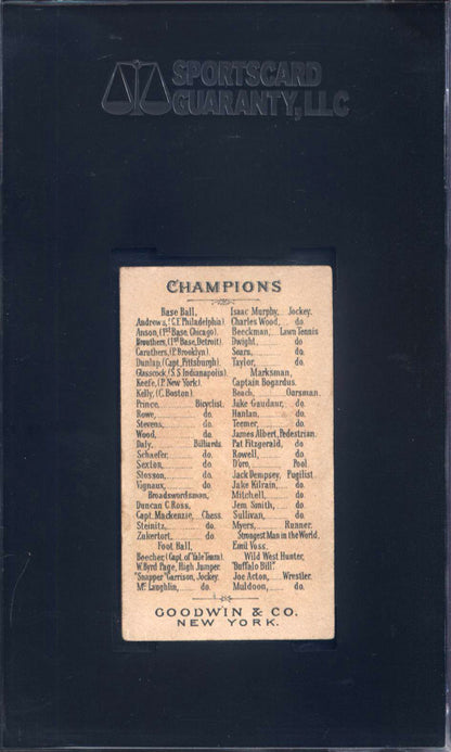 1888 N162 Goodwin Champions Bob Caruthers Brooklyn SGC 4.5