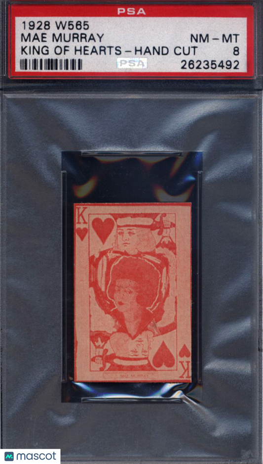1928 W565 Mae Murray King Of Hearts PSA 8