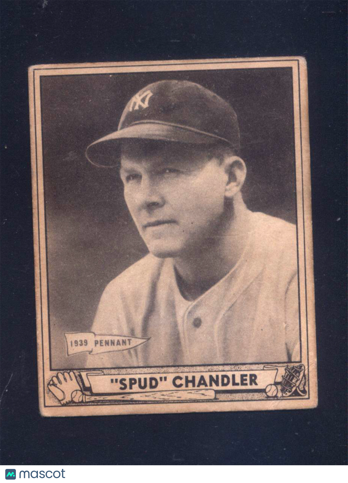 1940 Play Ball #181 Spud Chandler Yankees (VG)